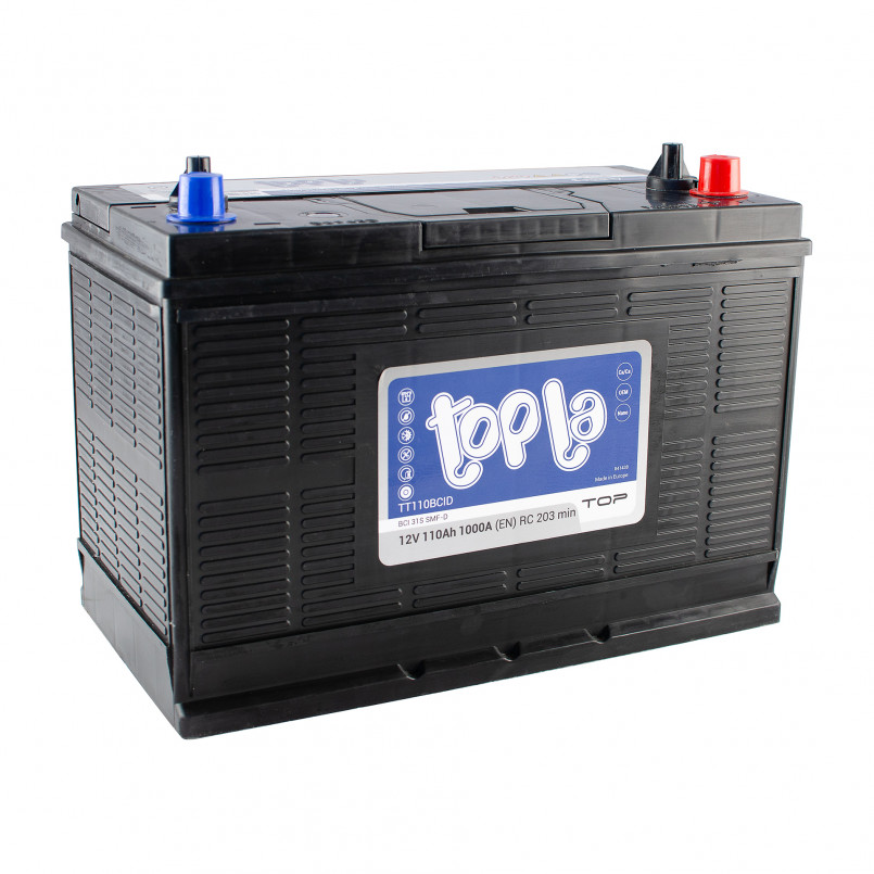 Акумулятор Topla 110 Ah/12V TOP (0) BCI 31 на гвинт